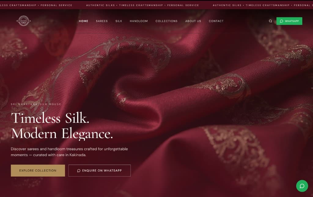 Sri Narayana Silk House project mark