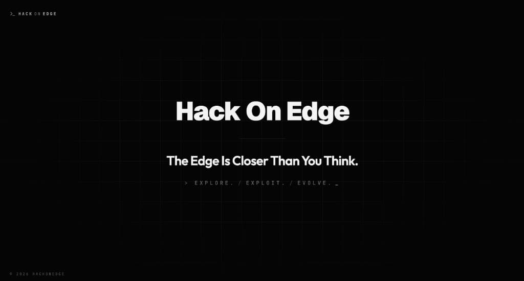 HackOnEdge project mark